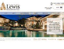 Tablet Screenshot of lewisresidential.com